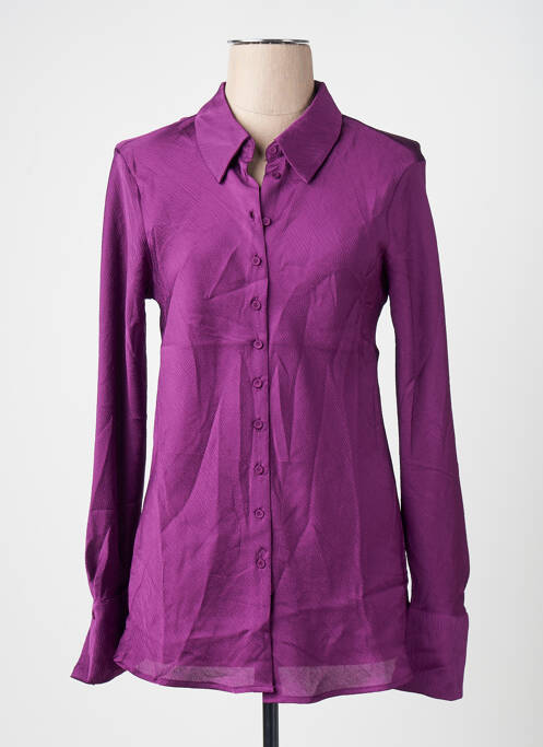 Chemisier violet MANGO femme