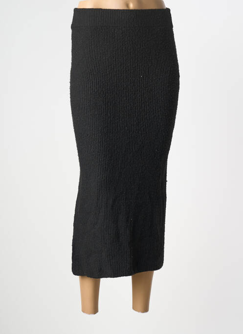 Jupe mi-longue noir JACQUELINE DE YONG femme