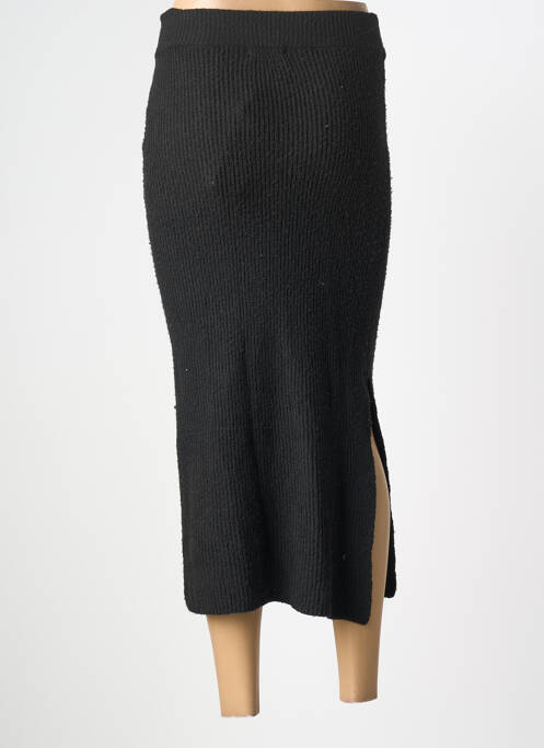 Jupe mi-longue noir JACQUELINE DE YONG femme