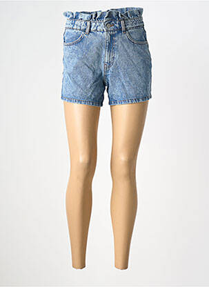 Short bleu JACQUELINE DE YONG femme