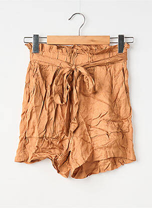 Short marron ONLY femme