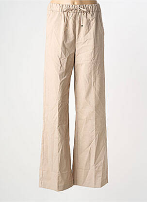 Pantalon large beige MANGO femme