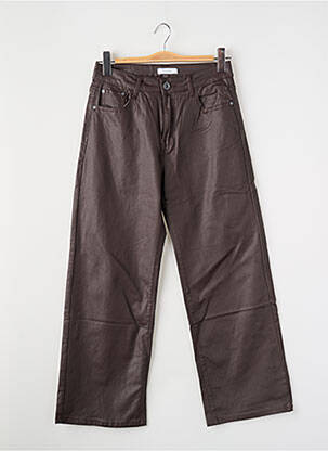 Pantalon droit marron SORBET femme