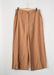 Pantalon droit marron JACQUELINE DE YONG femme