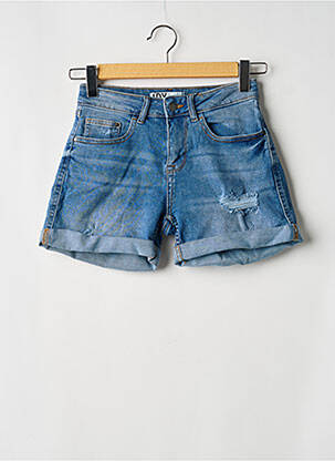 Short bleu JACQUELINE DE YONG femme