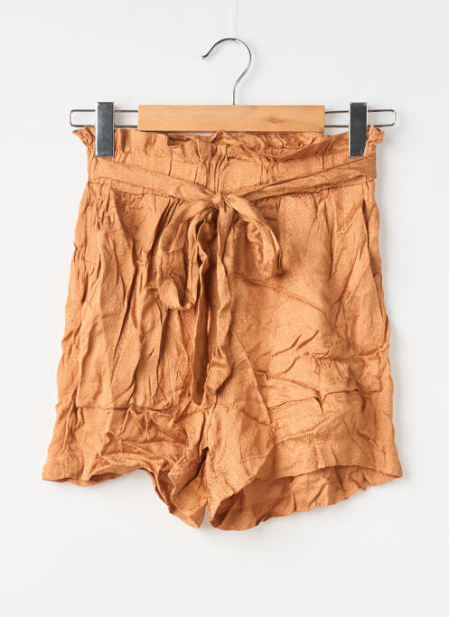 Short marron ONLY femme