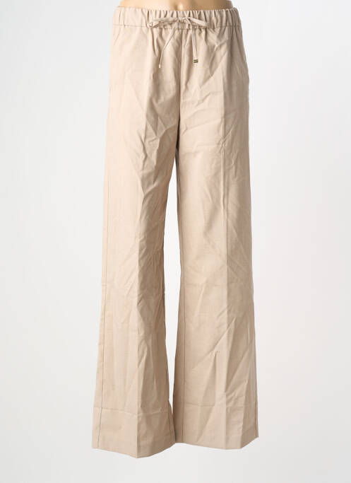 Pantalon large beige MANGO femme