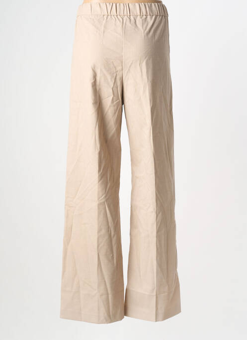Pantalon large beige MANGO femme