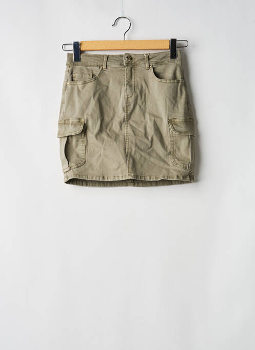 Jupe courte vert ONLY femme