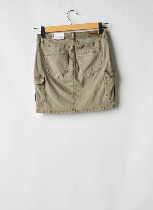 Jupe courte vert ONLY femme