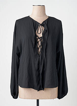 Chemisier noir MANGO femme