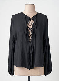 Chemisier noir MANGO femme