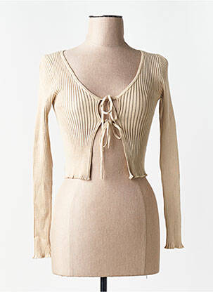 Gilet manches longues marron TALLY WEIJL femme