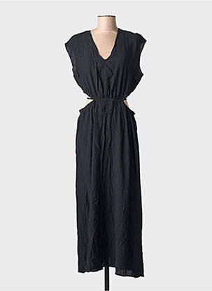 Robe longue noir MANGO femme