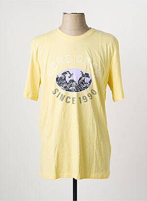 T-shirt jaune JACK & JONES homme