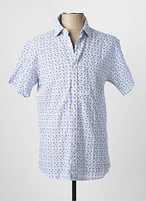 Chemise manches courtes bleu JACK & JONES homme