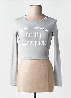 T-shirt gris TALLY WEIJL femme