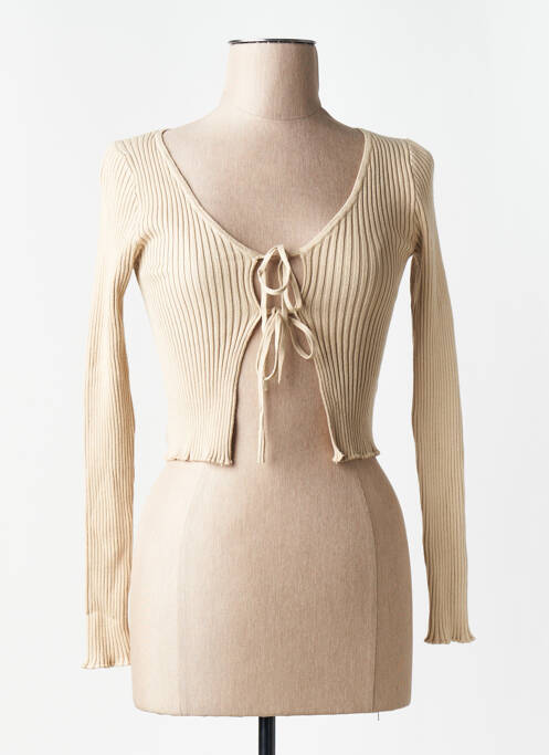 Gilet manches longues marron TALLY WEIJL femme