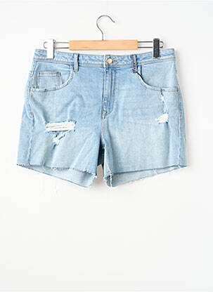 Short bleu JACQUELINE DE YONG femme