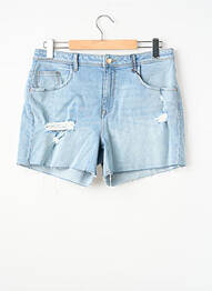 Short bleu JACQUELINE DE YONG femme