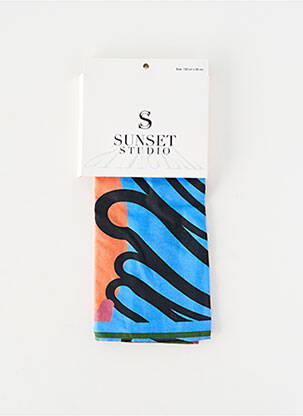 Foulard vert SUNSET STUDIO femme