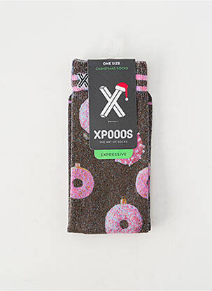 Chaussettes rose XPOOOS femme