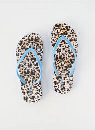 Tongs bleu ONLY femme