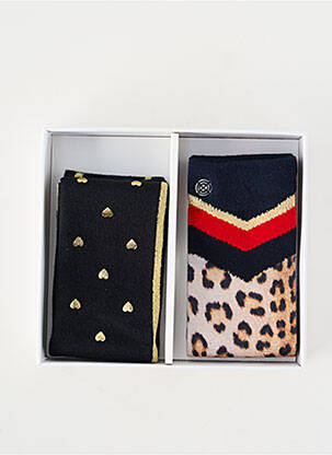 Chaussettes noir XPOOOS femme