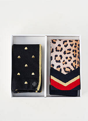 Chaussettes noir XPOOOS femme