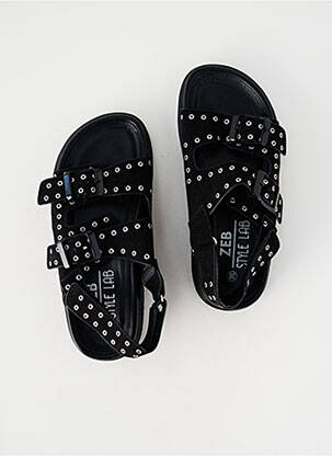 Sandales/nu pieds noir ZEB STYLE LAB  femme