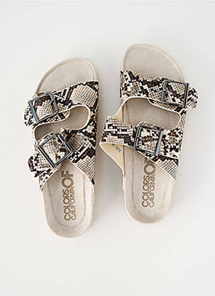 Sandales/nu pieds beige COLORS OF CALIFORNIA femme