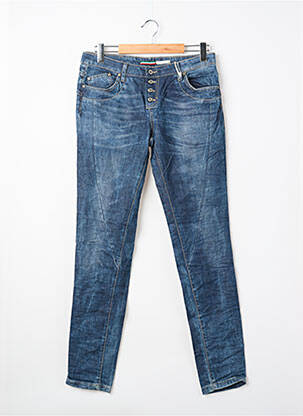 Jeans coupe slim bleu PLEASE femme