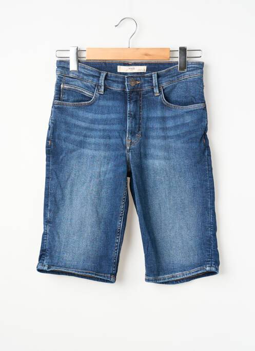 Short bleu MANGO homme