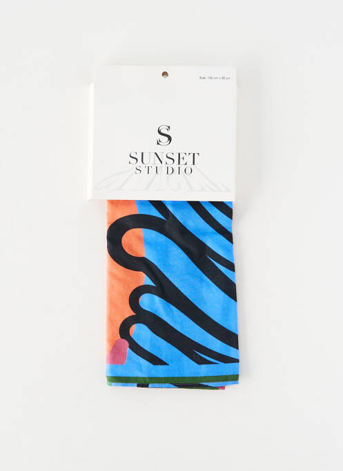 Foulard vert SUNSET STUDIO femme