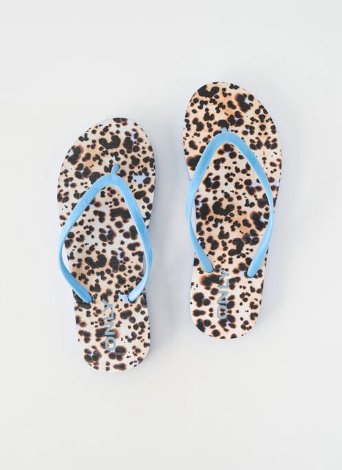 Tongs bleu ONLY femme