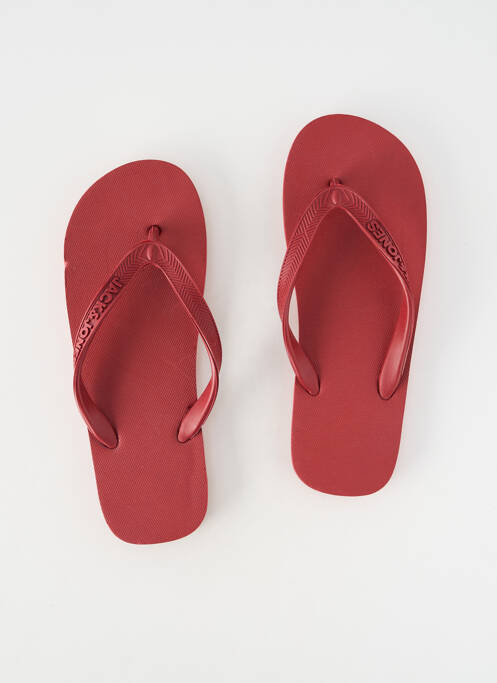 Sandales/nu pieds rouge JACK & JONES homme