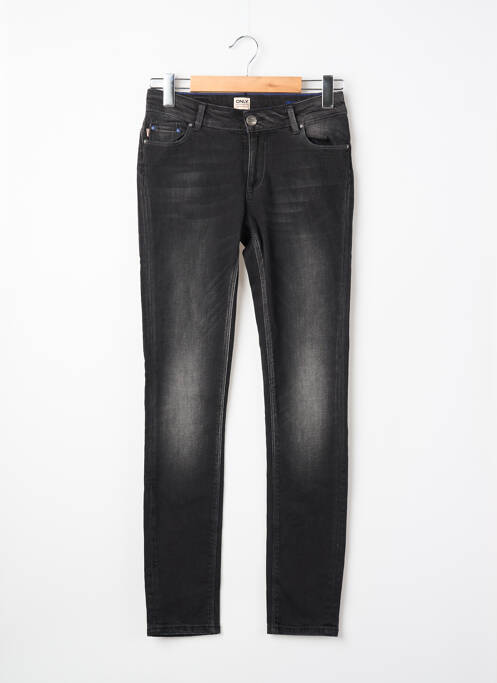 Jeans coupe droite gris ONLY femme