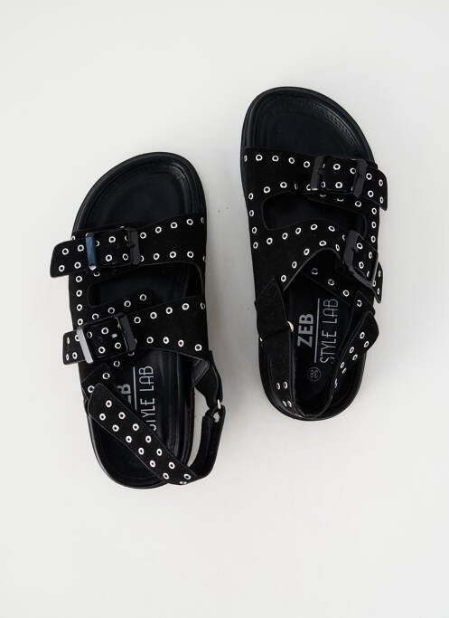 Sandales/nu pieds noir ZEB STYLE LAB  femme