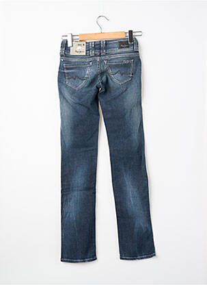 Jeans coupe droite bleu PEPE femme