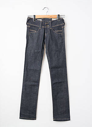 Jeans coupe droite bleu PEPE femme