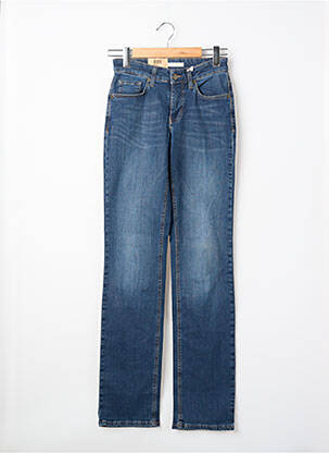 Jeans coupe droite bleu MAC femme