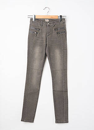 Jeans coupe slim gris ONLY femme