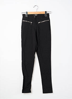 Pantalon slim noir HAILYS femme