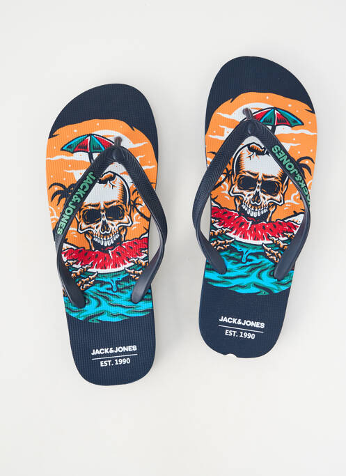 Sandales/nu pieds bleu JACK & JONES homme