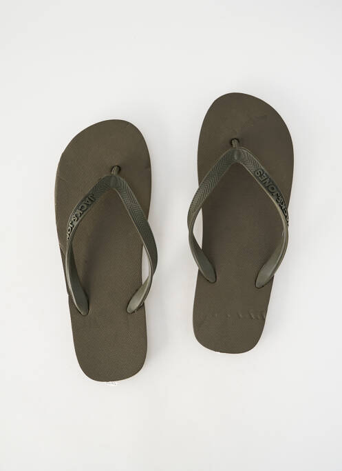 Sandales/nu pieds vert JACK & JONES homme