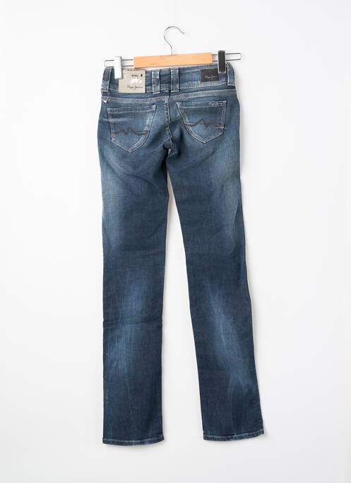Jeans coupe droite bleu PEPE femme