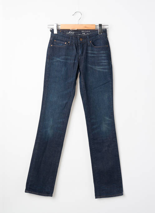 Jeans coupe droite bleu LEVIS femme