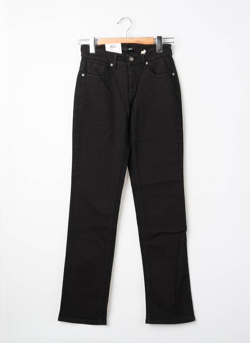 Jeans coupe droite noir MAC femme