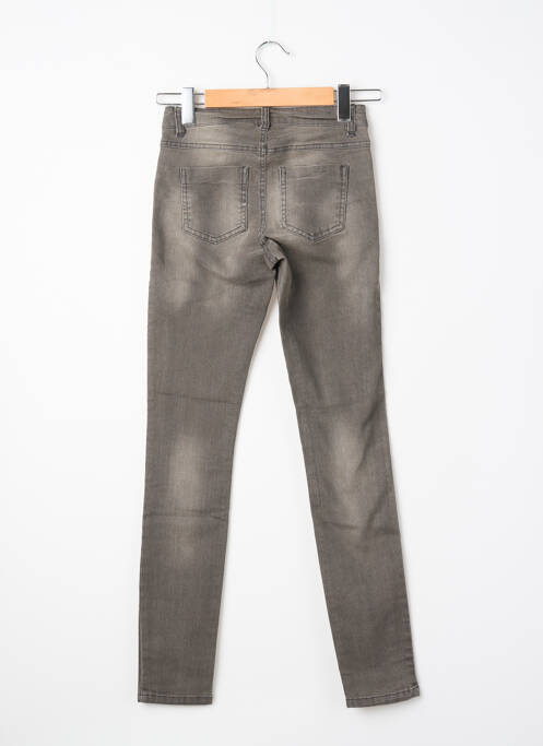 Jeans coupe slim gris ONLY femme