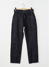 Jeans coupe droite noir ASTRID BLACK LABEL femme